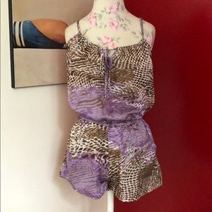 Animal Print Romper